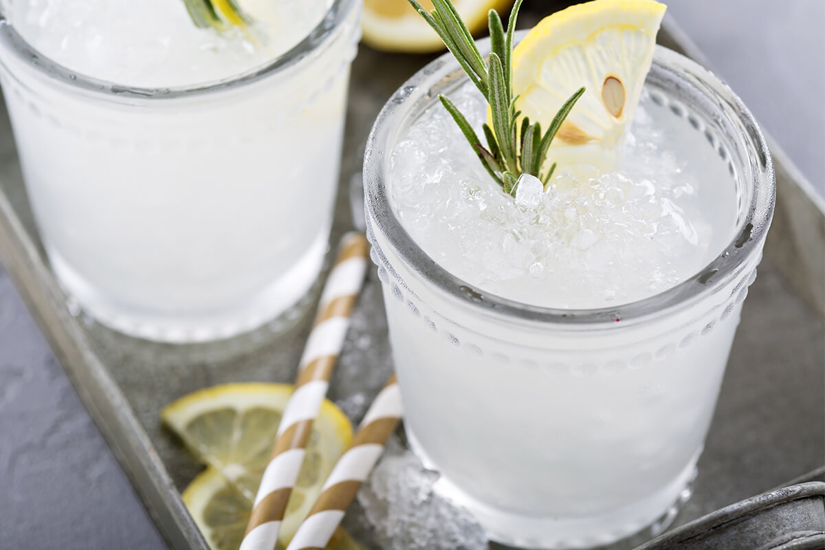 Granita con limone al Ratafià