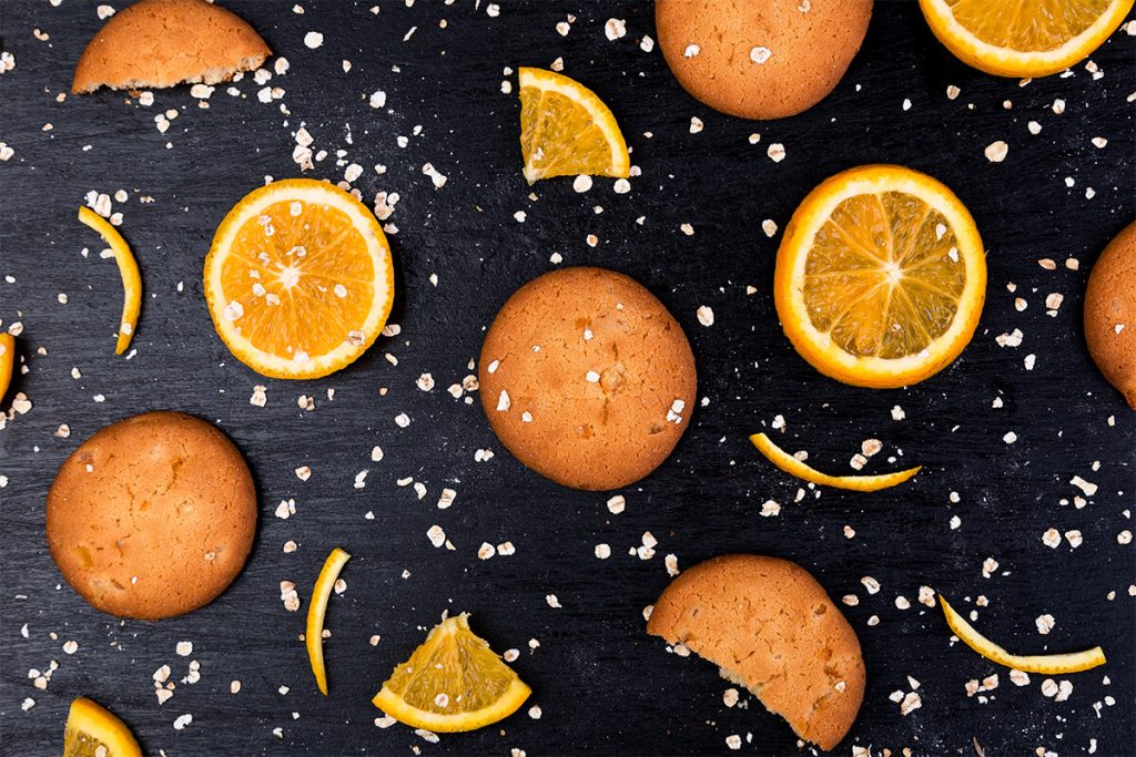 Biscotti aromatizzati agli agrumi con Ratafià al limone